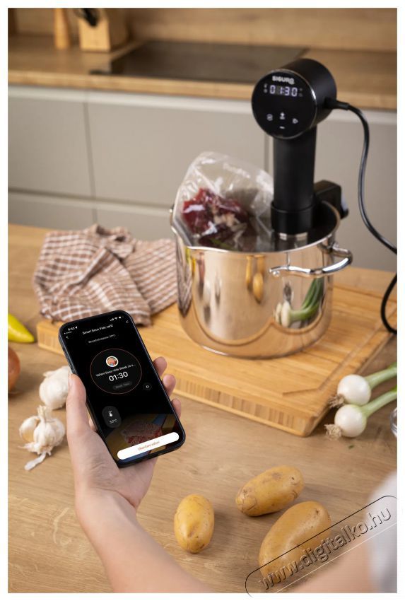 Siguro SV-R850B Tenderino WiFi/BT Konyhai term&eacute;kek - Konyhai kisg&eacute;p (s&uuml;t&eacute;s / főz&eacute;s / hűt&eacute;s / &eacute;telk&eacute;sz&iacute;t&eacute;s) - Sous Vide főző - 504575