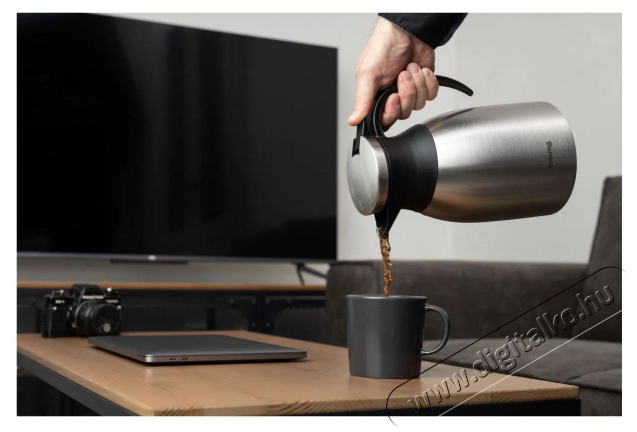 Siguro TH-K35 Termopalack Vacu-jug 1500 ml rozsdamentes Konyhai term&eacute;kek - Ed&eacute;ny - Termosz - 504577