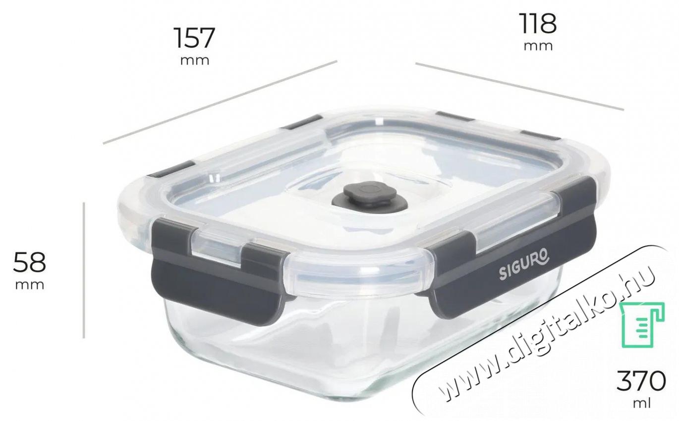 Siguro v&aacute;kuumos &uuml;veged&eacute;ny k&eacute;szlet, 0,37 l + 0,64 l + 1,05 l + 1,52 l + szivatty&uacute;, 5 db Konyhai term&eacute;kek - Ed&eacute;ny - Egy&eacute;b ed&eacute;ny - 504579