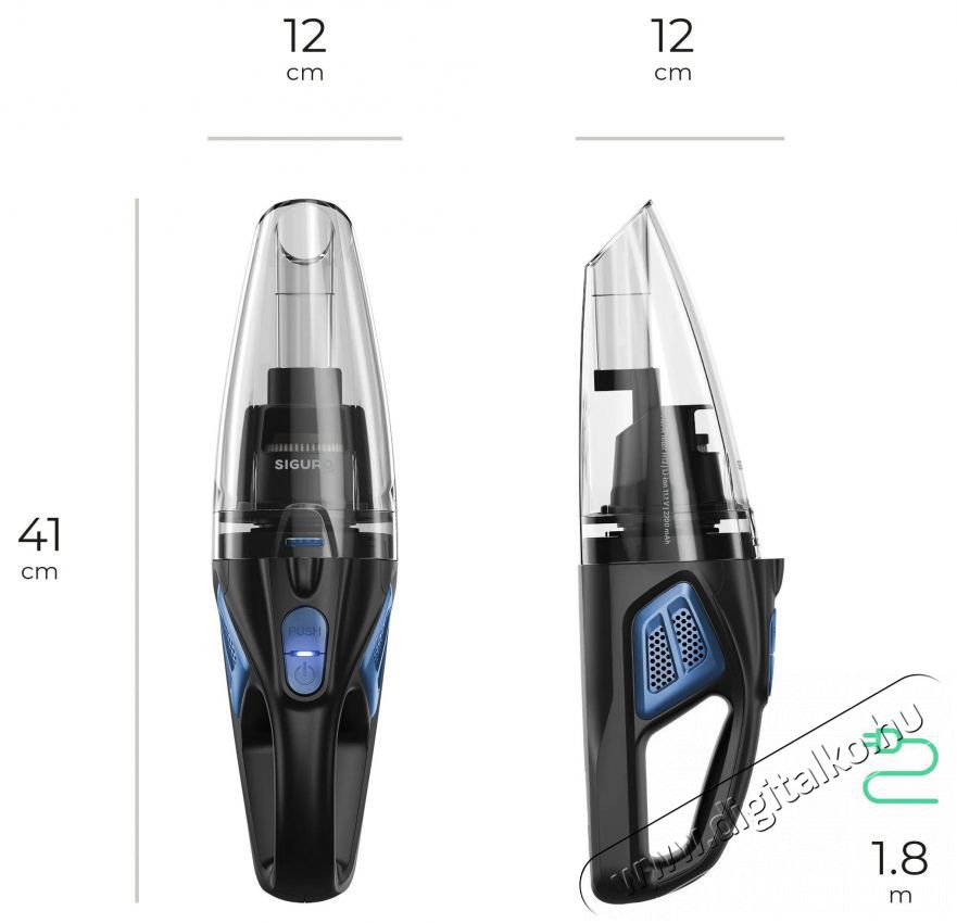 Siguro VH-F110B TURBOVac 111 V Wet&Dry Swift H&aacute;ztart&aacute;s / Otthon / K&uuml;lt&eacute;r - Porsz&iacute;v&oacute; / takar&iacute;t&oacute;g&eacute;p - Morzsaporsz&iacute;v&oacute; - 503648