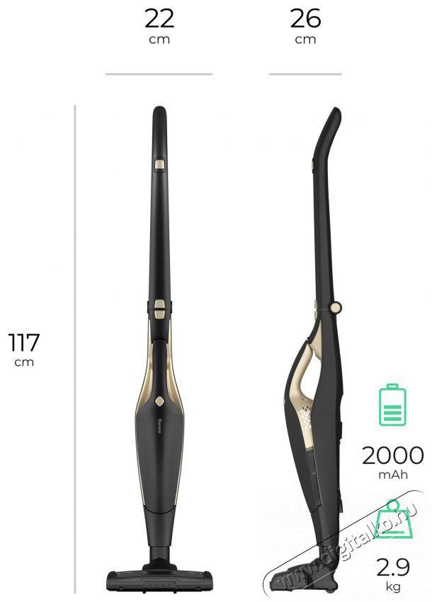 Siguro VT-R350B TURBOVac 2in1 H&aacute;ztart&aacute;s / Otthon / K&uuml;lt&eacute;r - Porsz&iacute;v&oacute; / takar&iacute;t&oacute;g&eacute;p - K&eacute;zi / &aacute;ll&oacute; porsz&iacute;v&oacute; - 503643