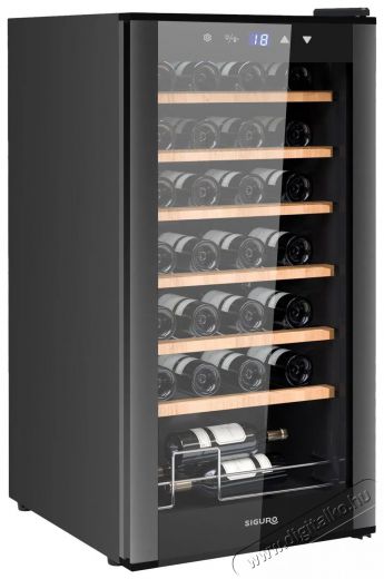 Siguro WC-G282B Wine Cellar Konyhai term&eacute;kek - Hűtő, fagyaszt&oacute; (szabadon&aacute;ll&oacute;) - Borhűtő - 504581