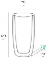 Siguro Caffe Latte Thermo poh&aacute;r, 290 ml, 2 db Konyhai term&eacute;kek - K&aacute;v&eacute;főző / k&aacute;v&eacute;&ouml;rlő / kieg&eacute;sz&iacute;tő - K&aacute;v&eacute;s poh&aacute;r / cs&eacute;sze - 504874