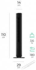 Siguro FN-U321Y Ionic Super Silent Dark WiFi H&aacute;ztart&aacute;s / Otthon / K&uuml;lt&eacute;r - Ventil&aacute;tor / L&eacute;gkondicion&aacute;l&oacute; - &Aacute;ll&oacute; / padl&oacute; ventil&aacute;tor - 504863