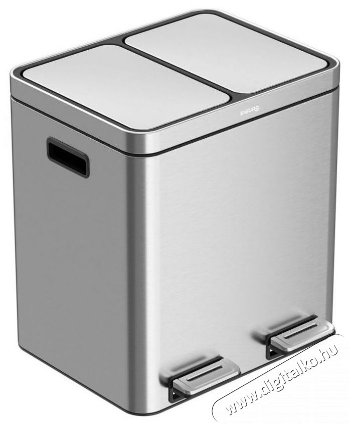 Siguro SGR-WB-I228SU Smart2Sort, 2 k&uuml;l&ouml;n&aacute;ll&oacute; hullad&eacute;kgyűjtő tart&aacute;llyal, 2 x 14 l H&aacute;ztart&aacute;s / Otthon / K&uuml;lt&eacute;r - Lak&aacute;sfelszerel&eacute;s - Szemetes - 504884