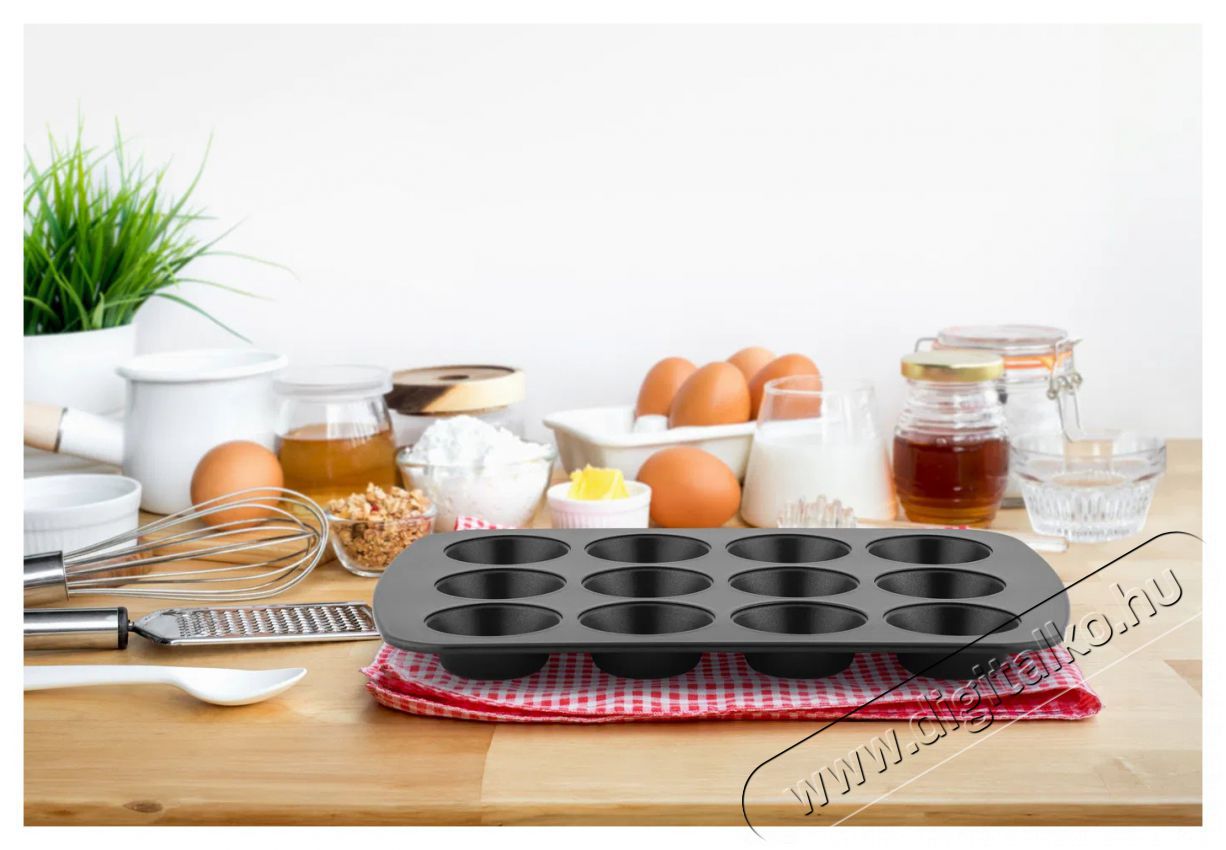 Siguro Baker muffins&uuml;tő 12 db, 39 &times; 27 cm Konyhai term&eacute;kek - Ed&eacute;ny - S&uuml;tőtepsi / s&uuml;tőforma - 504910