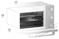 Siguro CO-E480SU Perfect Roast and Grill Konyhai term&eacute;kek - S&uuml;tő-főzőlap, tűzhely (szabadon&aacute;ll&oacute;) - Mini s&uuml;tő / mini grill / mini konyha - 504907