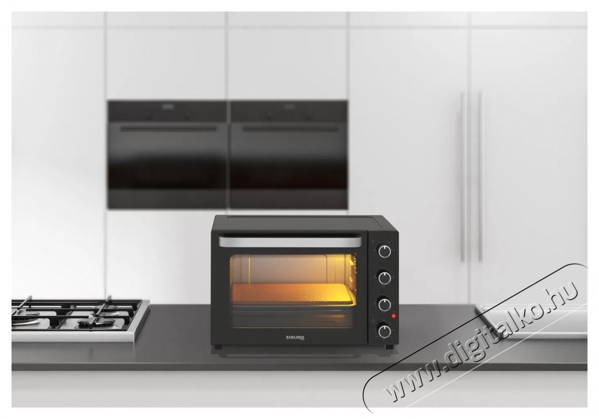 Siguro CO-E480SU Perfect Roast and Grill Konyhai term&eacute;kek - S&uuml;tő-főzőlap, tűzhely (szabadon&aacute;ll&oacute;) - Mini s&uuml;tő / mini grill / mini konyha - 504907