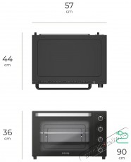 Siguro CO-E480SU Perfect Roast and Grill Konyhai term&eacute;kek - S&uuml;tő-főzőlap, tűzhely (szabadon&aacute;ll&oacute;) - Mini s&uuml;tő / mini grill / mini konyha - 504907