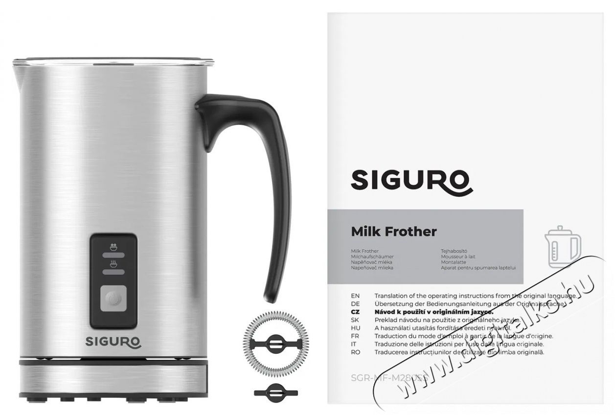 Siguro MF-M280SS Coffee Time Konyhai term&eacute;kek - K&aacute;v&eacute;főző / k&aacute;v&eacute;&ouml;rlő / kieg&eacute;sz&iacute;tő - Tejhabos&iacute;t&oacute; - 503772