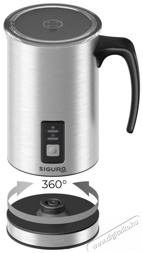 Siguro MF-M280SS Coffee Time Konyhai term&eacute;kek - K&aacute;v&eacute;főző / k&aacute;v&eacute;&ouml;rlő / kieg&eacute;sz&iacute;tő - Tejhabos&iacute;t&oacute; - 503772
