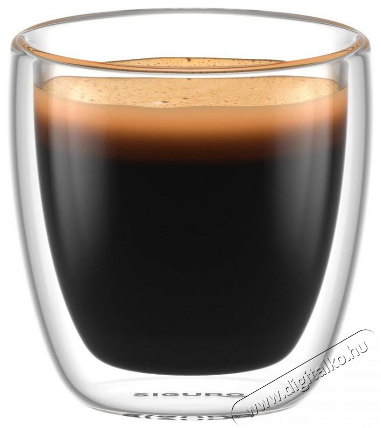 Siguro Espresso Thermo poh&aacute;r, 90 ml, 2 db Konyhai term&eacute;kek - K&aacute;v&eacute;főző / k&aacute;v&eacute;&ouml;rlő / kieg&eacute;sz&iacute;tő - K&aacute;v&eacute;s poh&aacute;r / cs&eacute;sze - 504868