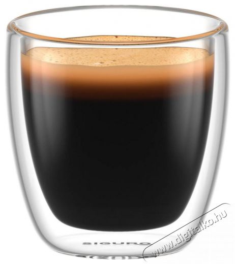 Siguro Espresso Thermo poh&aacute;r, 90 ml, 2 db Konyhai term&eacute;kek - K&aacute;v&eacute;főző / k&aacute;v&eacute;&ouml;rlő / kieg&eacute;sz&iacute;tő - K&aacute;v&eacute;s poh&aacute;r / cs&eacute;sze - 504868