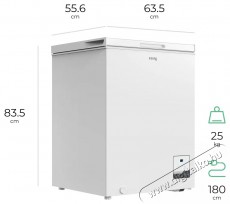 Siguro CF-D16W Fast Freeze 142 Konyhai term&eacute;kek - Hűtő, fagyaszt&oacute; (szabadon&aacute;ll&oacute;) - Fagyaszt&oacute;l&aacute;da - 509118