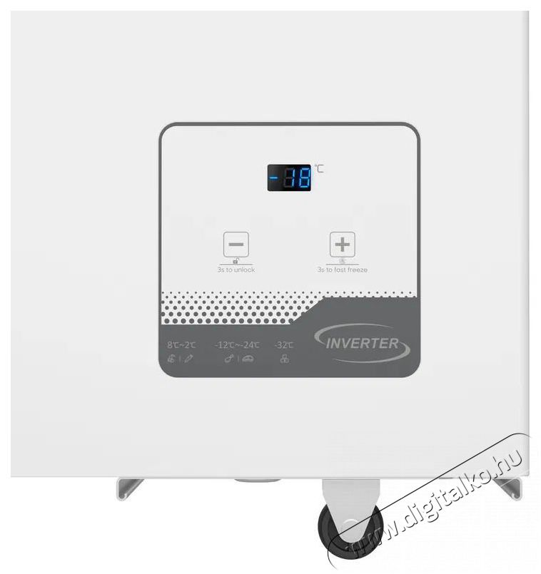 Siguro CF-K15W Fast Freeze 299 Konyhai term&eacute;kek - Hűtő, fagyaszt&oacute; (szabadon&aacute;ll&oacute;) - Fagyaszt&oacute;l&aacute;da - 509123