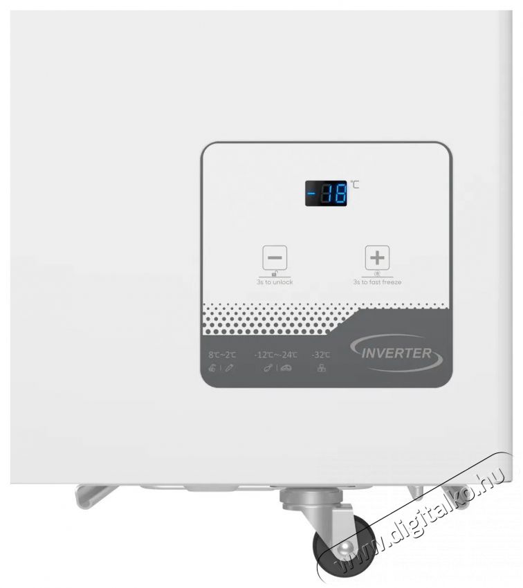 Siguro CF-O15W Fast Freeze 400 Konyhai term&eacute;kek - Hűtő, fagyaszt&oacute; (szabadon&aacute;ll&oacute;) - Fagyaszt&oacute;l&aacute;da - 509126