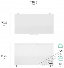 Siguro CF-O15W Fast Freeze 400 Konyhai term&eacute;kek - Hűtő, fagyaszt&oacute; (szabadon&aacute;ll&oacute;) - Fagyaszt&oacute;l&aacute;da - 509126