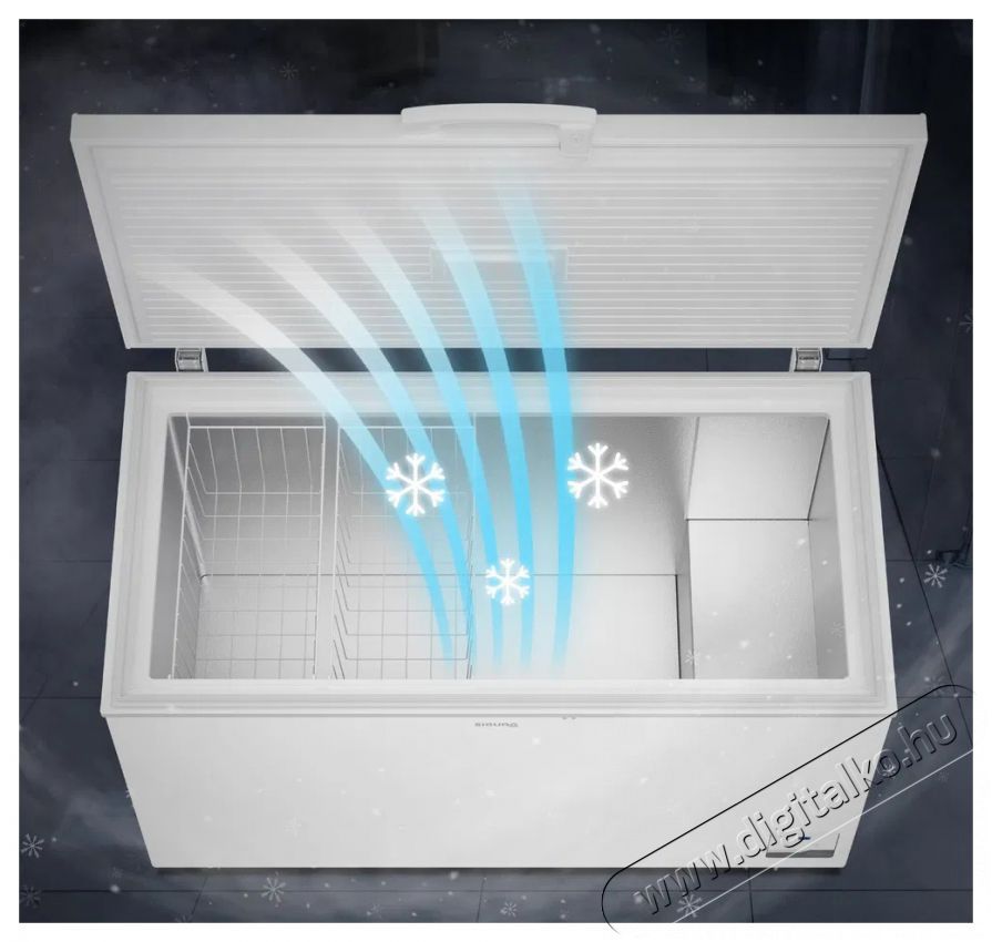 Siguro CF-O15W Fast Freeze 400 Konyhai term&eacute;kek - Hűtő, fagyaszt&oacute; (szabadon&aacute;ll&oacute;) - Fagyaszt&oacute;l&aacute;da - 509126