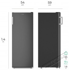 Siguro UF-D310S Fast Freeze 166 Konyhai term&eacute;kek - Hűtő, fagyaszt&oacute; (szabadon&aacute;ll&oacute;) - Fagyaszt&oacute;szekr&eacute;ny - 505563