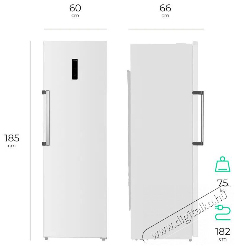 Siguro UF-J640W Frost Master Konyhai term&eacute;kek - Hűtő, fagyaszt&oacute; (szabadon&aacute;ll&oacute;) - Fagyaszt&oacute;szekr&eacute;ny - 509129