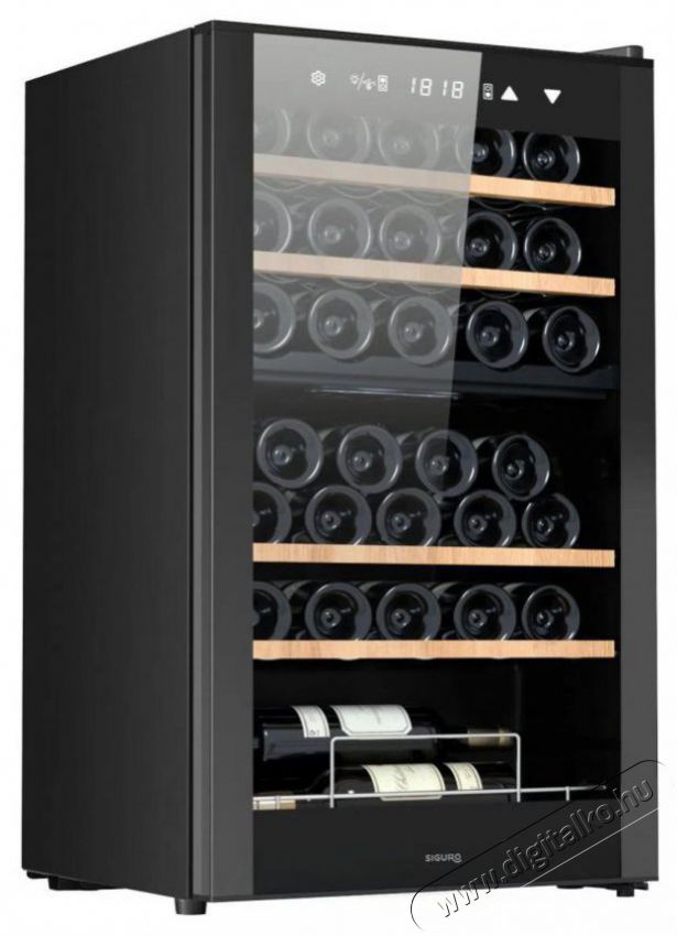 Siguro WC-G331B Dual Wine Konyhai term&eacute;kek - Hűtő, fagyaszt&oacute; (szabadon&aacute;ll&oacute;) - Borhűtő - 509784