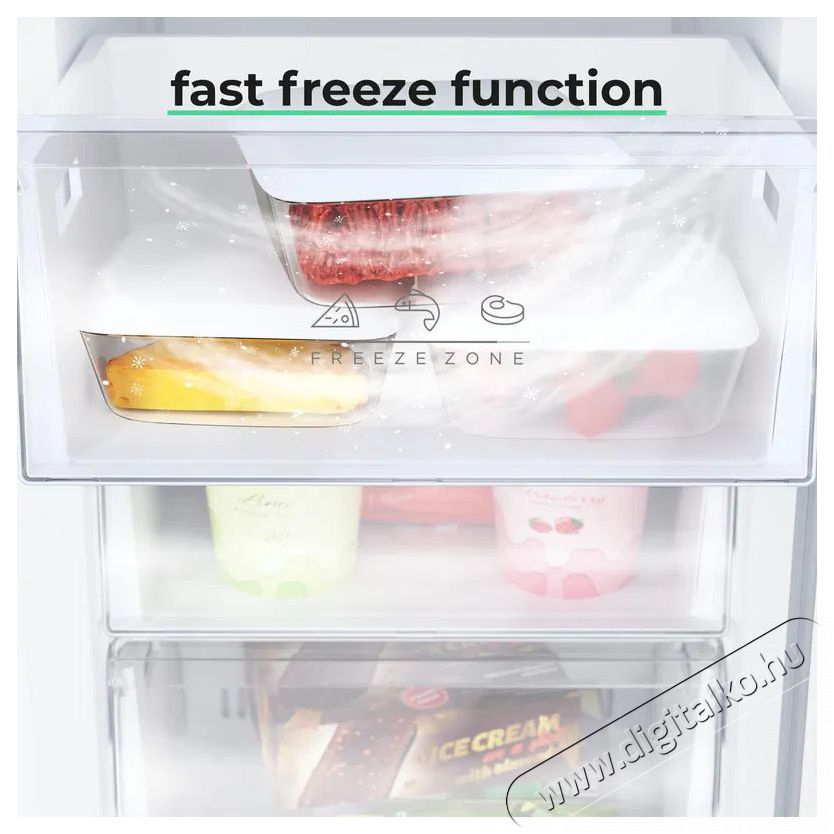 Siguro BF-A241Y Premium Konyhai term&eacute;kek - Hűtő, fagyaszt&oacute; (szabadon&aacute;ll&oacute;) - Alulfagyaszt&oacute;s kombin&aacute;lt hűtő - 509294