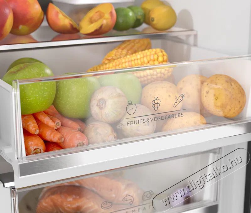 Siguro BF-A241Y Premium Konyhai term&eacute;kek - Hűtő, fagyaszt&oacute; (szabadon&aacute;ll&oacute;) - Alulfagyaszt&oacute;s kombin&aacute;lt hűtő - 509294