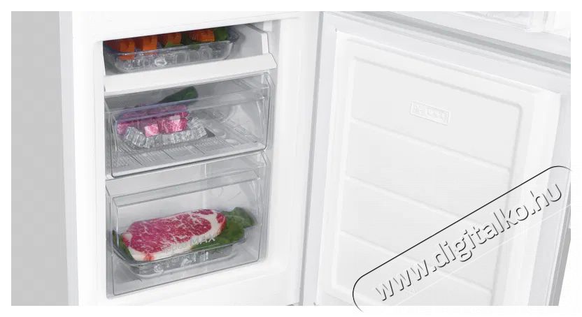 Siguro BF-C241W Essentials Konyhai term&eacute;kek - Hűtő, fagyaszt&oacute; (szabadon&aacute;ll&oacute;) - Alulfagyaszt&oacute;s kombin&aacute;lt hűtő - 509288