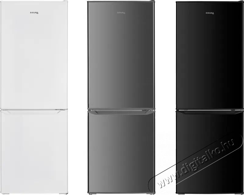 Siguro BF-C241W Essentials Konyhai term&eacute;kek - Hűtő, fagyaszt&oacute; (szabadon&aacute;ll&oacute;) - Alulfagyaszt&oacute;s kombin&aacute;lt hűtő - 509288