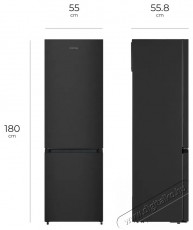 Siguro BF-N140Y Ice Guru Konyhai term&eacute;kek - Hűtő, fagyaszt&oacute; (szabadon&aacute;ll&oacute;) - Alulfagyaszt&oacute;s kombin&aacute;lt hűtő - 509297