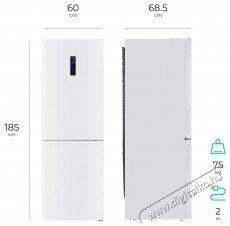 Siguro BF-O120W Ideal Konyhai term&eacute;kek - Hűtő, fagyaszt&oacute; (szabadon&aacute;ll&oacute;) - Alulfagyaszt&oacute;s kombin&aacute;lt hűtő - 509312