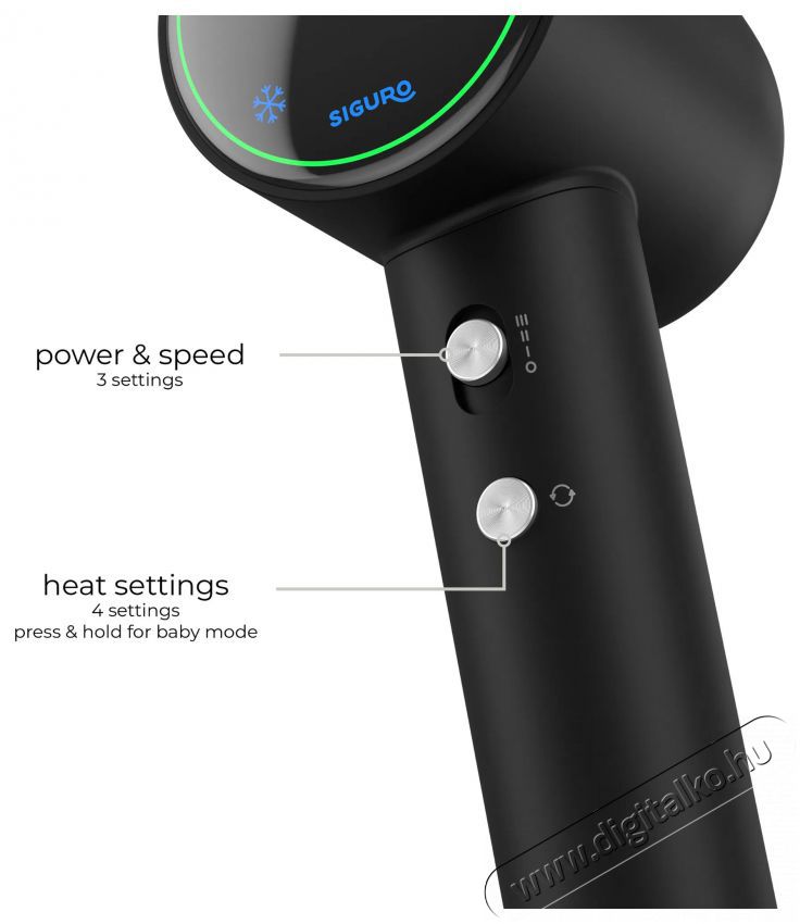 Siguro HR-I450B Twilight Flow Sz&eacute;ps&eacute;g&aacute;pol&aacute;s / Eg&eacute;szs&eacute;g - Haj&aacute;pol&aacute;s - Hajsz&aacute;r&iacute;t&oacute; - 510692