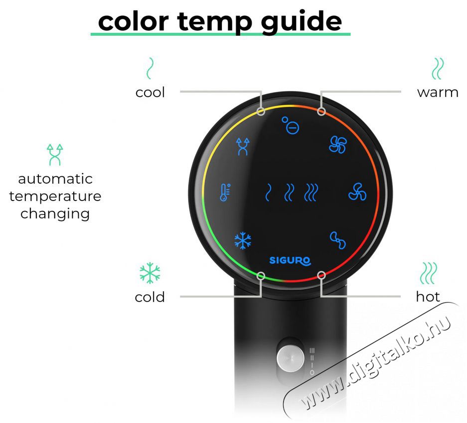 Siguro HR-I450B Twilight Flow Sz&eacute;ps&eacute;g&aacute;pol&aacute;s / Eg&eacute;szs&eacute;g - Haj&aacute;pol&aacute;s - Hajsz&aacute;r&iacute;t&oacute; - 510692