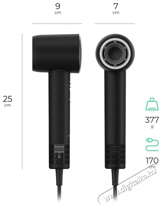 Siguro HR-I450B Twilight Flow Sz&eacute;ps&eacute;g&aacute;pol&aacute;s / Eg&eacute;szs&eacute;g - Haj&aacute;pol&aacute;s - Hajsz&aacute;r&iacute;t&oacute; - 510692