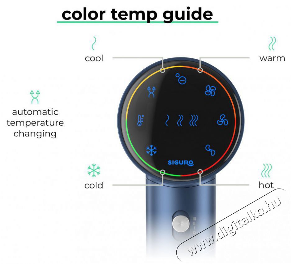Siguro HR-I450D Ocean Flow Sz&eacute;ps&eacute;g&aacute;pol&aacute;s / Eg&eacute;szs&eacute;g - Haj&aacute;pol&aacute;s - Hajsz&aacute;r&iacute;t&oacute; - 510694