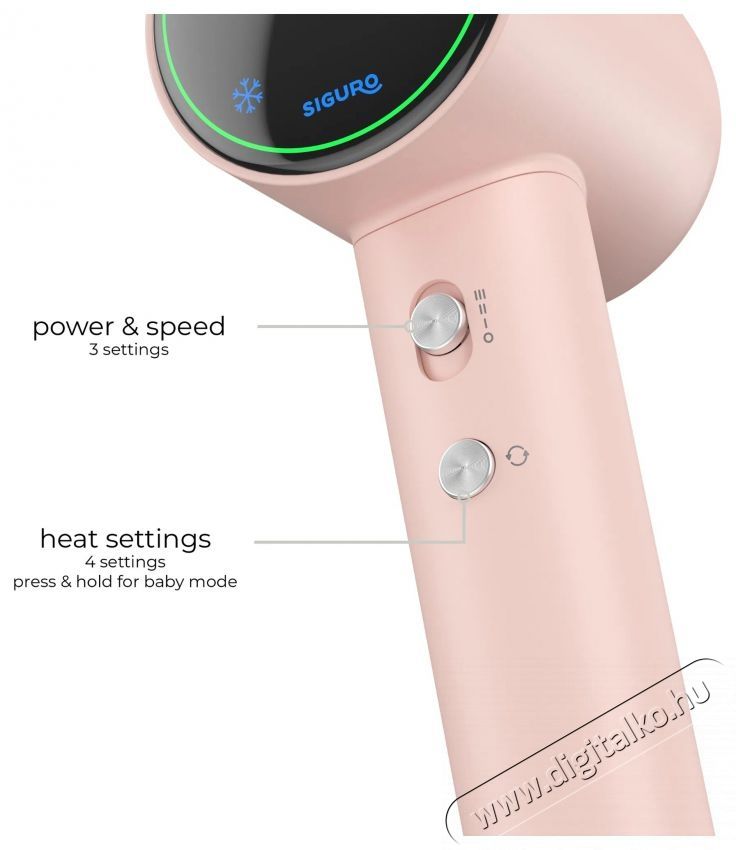 Siguro HR-I450P Candy Flow Sz&eacute;ps&eacute;g&aacute;pol&aacute;s / Eg&eacute;szs&eacute;g - Haj&aacute;pol&aacute;s - Hajsz&aacute;r&iacute;t&oacute; - 510690