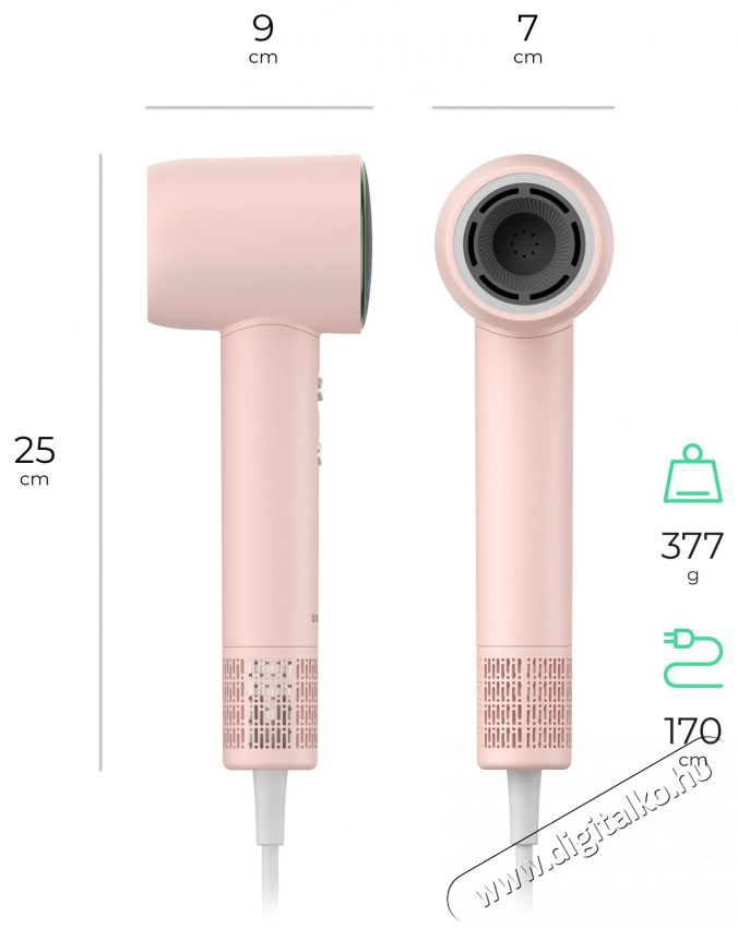 Siguro HR-I550P Candy Flow Premium Sz&eacute;ps&eacute;g&aacute;pol&aacute;s / Eg&eacute;szs&eacute;g - Haj&aacute;pol&aacute;s - Hajsz&aacute;r&iacute;t&oacute; - 510693