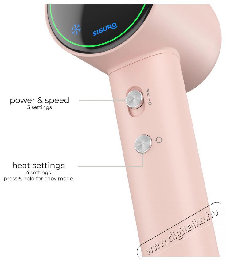 Siguro HR-I550P Candy Flow Premium Sz&eacute;ps&eacute;g&aacute;pol&aacute;s / Eg&eacute;szs&eacute;g - Haj&aacute;pol&aacute;s - Hajsz&aacute;r&iacute;t&oacute; - 510693