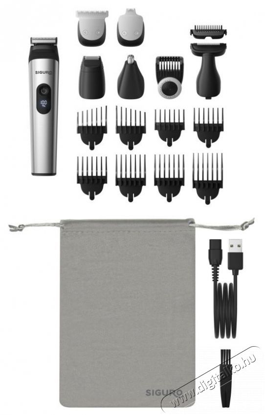 Siguro HR-T580S UltraTrim 15in1 Sz&eacute;ps&eacute;g&aacute;pol&aacute;s / Eg&eacute;szs&eacute;g - Haj&aacute;pol&aacute;s - Haj / szak&aacute;ll v&aacute;g&oacute;, ny&iacute;r&oacute; - 510698