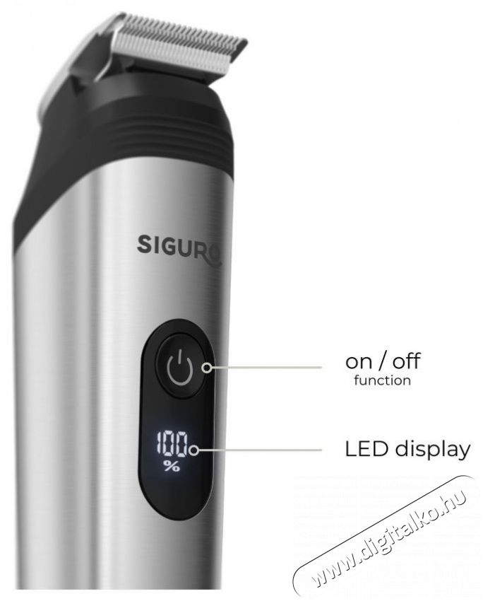 Siguro HR-T580S UltraTrim 15in1 Sz&eacute;ps&eacute;g&aacute;pol&aacute;s / Eg&eacute;szs&eacute;g - Haj&aacute;pol&aacute;s - Haj / szak&aacute;ll v&aacute;g&oacute;, ny&iacute;r&oacute; - 510698