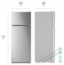 Siguro TF-J140Y Fresh Konyhai term&eacute;kek - Hűtő, fagyaszt&oacute; (szabadon&aacute;ll&oacute;) - Fel&uuml;lfagyaszt&oacute;s kombin&aacute;lt hűtő - 509323