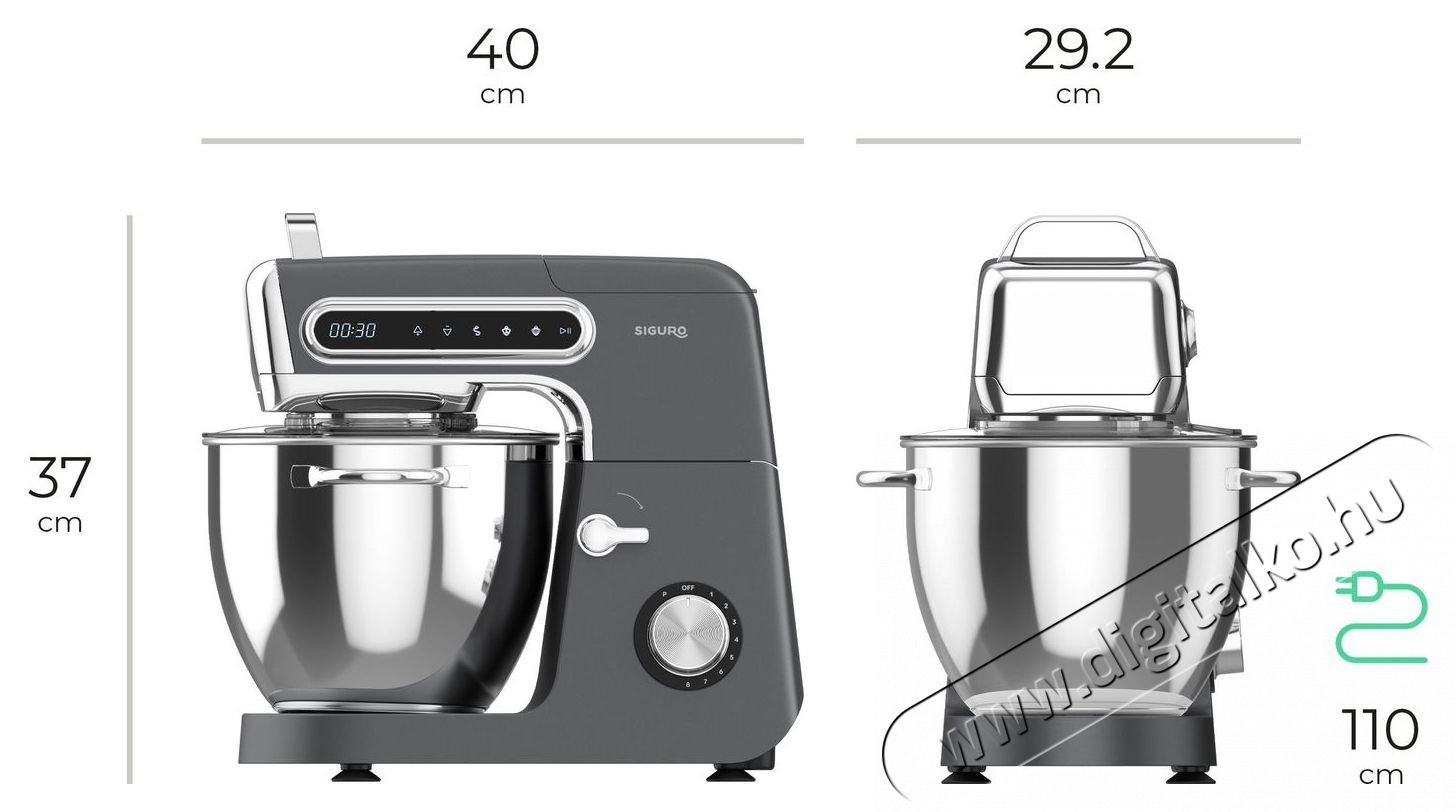 Siguro KM-M351 Kitchen Machine Maxi Konyhai term&eacute;kek - Konyhai kisg&eacute;p (elők&eacute;sz&iacute;t&eacute;s / feldolgoz&aacute;s) - Konyhai robotg&eacute;p - 511380