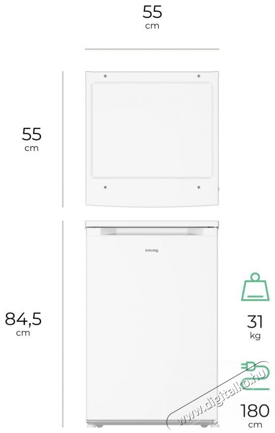 Siguro TT-E250W Chill & Freeze &Uacute;jdons&aacute;gok - &Uacute;j term&eacute;kek - 509283