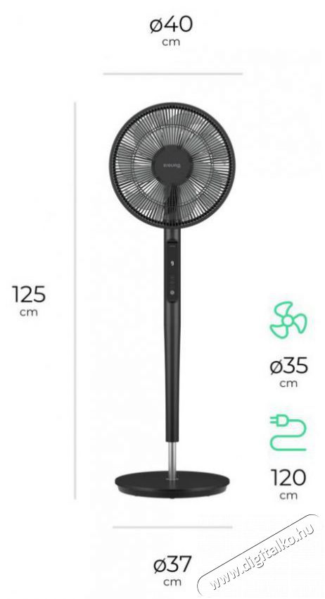 Siguro FN-T571B West Wind H&aacute;ztart&aacute;s / Otthon / K&uuml;lt&eacute;r - Ventil&aacute;tor / L&eacute;gkondicion&aacute;l&oacute; - &Aacute;ll&oacute; / padl&oacute; ventil&aacute;tor - 512353