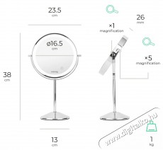 Siguro LM-M290SS Pure Beauty Sz&eacute;ps&eacute;g&aacute;pol&aacute;s / Eg&eacute;szs&eacute;g - T&uuml;k&ouml;r - 512327
