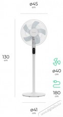 Siguro FN-S470W Silent Wind H&aacute;ztart&aacute;s / Otthon / K&uuml;lt&eacute;r - Ventil&aacute;tor / L&eacute;gkondicion&aacute;l&oacute; - &Aacute;ll&oacute; / padl&oacute; ventil&aacute;tor - 512347