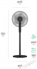 Siguro FN-S471B Silent Wind H&aacute;ztart&aacute;s / Otthon / K&uuml;lt&eacute;r - Ventil&aacute;tor / L&eacute;gkondicion&aacute;l&oacute; - &Aacute;ll&oacute; / padl&oacute; ventil&aacute;tor - 512349