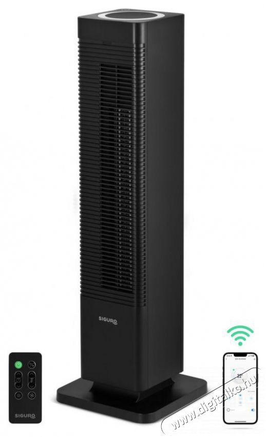 Siguro HS-R450B Reindeer Hot & Cool, WiFi H&aacute;ztart&aacute;s / Otthon / K&uuml;lt&eacute;r - Fűt&eacute;s - Fűtőventil&aacute;toros hősug&aacute;rz&oacute; - 512351