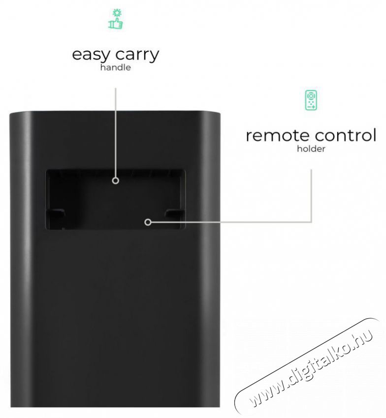 Siguro HS-R450B Reindeer Hot & Cool, WiFi H&aacute;ztart&aacute;s / Otthon / K&uuml;lt&eacute;r - Fűt&eacute;s - Fűtőventil&aacute;toros hősug&aacute;rz&oacute; - 512351