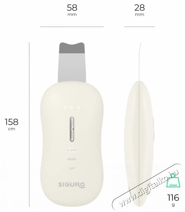 Siguro SK-U560W Pure Beauty Gentle Scrub &Uacute;jdons&aacute;gok - &Uacute;j term&eacute;kek - 512342